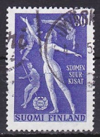 Finland, 1956, Finnish Gymnastic & Sports Games, 30mk, USED - Oblitérés