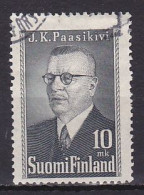 Finland, 1947, Pres. Juho H Paasikivi, 10mk, USED - Oblitérés