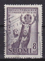 Finland, 1946, National Sports Festival, 8mk, USED - Used Stamps