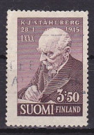 Finland, 1945, Pres. Stahlberg 80th Birthday, 3½mk, USED - Gebraucht