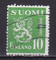 Finland, 1952, Lion, 10mk, USED - Used Stamps