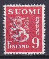 Finland, 1948, Lion, 9mk, USED - Used Stamps