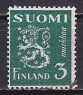 Finland, 1948, Lion, 3mk, USED - Gebraucht