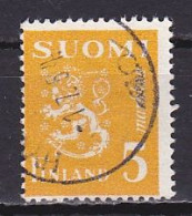 Finland, 1946, Lion, 5mk, USED - Oblitérés