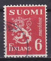 Finland, 1945, Lion, 6mk, USED - Used Stamps