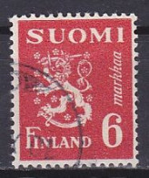 Finland, 1945, Lion, 6mk, USED - Oblitérés