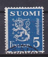 Finland, 1945, Lion, 5mk, USED - Gebraucht