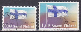 Finland, 1977, Finnish Independence 60th Anniv, Set, USED - Used Stamps