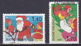 Finland, 1987, Christmas, Set, USED - Oblitérés