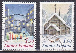 Finland, 1989, Christmas, Set, USED - Oblitérés