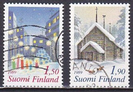 Finland, 1989, Christmas, Set, USED - Gebraucht