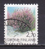 Finland, 1990, Regional Flowers/Heather, 2.70mk, USED - Oblitérés
