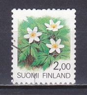 Finland, 1990, Regional Flowers/Wood Anemone, 2.00mk, USED - Gebraucht