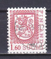 Finland, 1986, Coat Of Arms, 1.60mk, USED - Usati