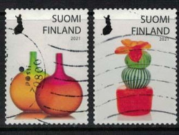 2021 Finland, Posti's Art Prize, Complete Set Used. - Used Stamps