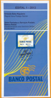 Brochure Brazil Edital 2012 01 Postal Bank Postal Service Without Stamp - Briefe U. Dokumente