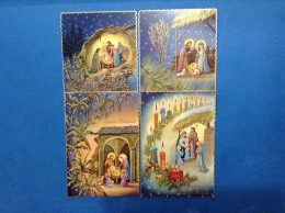 Lotto Da 4 Cartoline Formato Grande Non Viaggiate Buon Natale - Collections & Lots