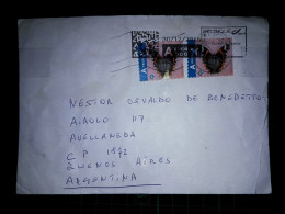 BELGIQUE, Enveloppe Envoyée Par Avion à Buenos Aires, République Argentine Avec Divers Timbres-poste. - Afgestempeld