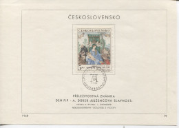 Tschechoslowakei # 1805 Ersttagsblatt Rosenkranzfest Albrecht Dürer Uz '2' - Briefe U. Dokumente