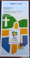 Brochure Brazil Edital 2013 04 World Youth Day WYD Religion Without Stamp - Covers & Documents