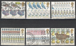 United Kingdom - Christmas 1977, Complete Series Of Cancelled Stamps Mi:GB 750-755 (1977) - Gebraucht