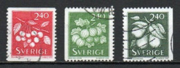 Sweden, 1993, Berries & Fruits, Set, USED - Used Stamps