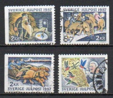 Sweden, 1987, Christmas Folk Customs, Set, USED - Used Stamps