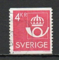 Sweden, 1985, New Post Office Emblem, 4kr, USED - Used Stamps