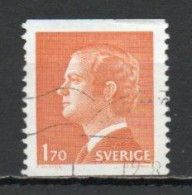 Sweden, 1978, King Carl XVI Gustaf, 1.70kr, USED - Used Stamps
