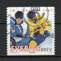 Sweden, 2002, World Ice Hockey Championships, Letter, USED - Gebruikt