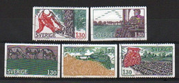 Sweden, 1979, Farming, Set, USED - Used Stamps