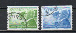 Sweden, 1976, Nobel Prize Winners 1916, Set, USED - Used Stamps