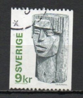 Sweden, 1976, Girl's Head, 9kr, USED - Oblitérés