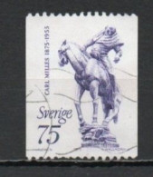 Sweden, 1975, Carl Milles, 75ö, USED - Oblitérés