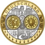 Allemagne, Médaille, L'Europe, 2002, Cuivre Plaqué Argent, FDC - Altri & Non Classificati