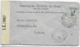 Brazil To USA EXAMINED Letter With 1941 Stamp - Covers & Documents