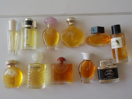 Lot 11 Anciennes Miniatures De Parfum Ricci Rochas Pacino - Miniatures (sans Boite)