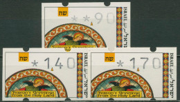 Israel ATM 1994 Weihnachten Versandstellenatz 3 Werte, ATM 23 S1 Postfrisch - Automatenmarken (Frama)