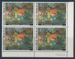 POLYNESIE Poste Aérienne PA N° 144 Bloc De Quatre Neuf ** (MNH) Cote 70,40 € Gauguin TB - Neufs