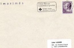 LUXEMBOURG.1966.  "DON DU SANG".CROIX-ROUGE LUXEMBOURGEOISE. - Secourisme