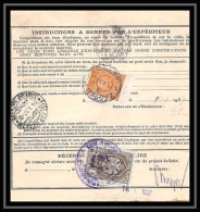 25119 Bulletin D'expédition France Colis Postaux Fiscal Chemin De Fer DU NORD POUR Böhmischdorf 1943 Allemagne Germany - Brieven & Documenten