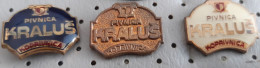 Brewery Pivnica KRALUS Koprivnica Pivo  Beer Birra Bier Brau Croatia Pins - Bière