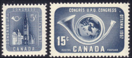 Canada UPU 1957 MNH ** Neuf SC (03-71-72a) - Unused Stamps