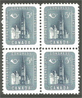 Canada UPU Parlement Block/4 MNH ** Neuf SC (03-71a) - Unused Stamps