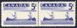 Canada Paire Identique Peche A La Ligne Fishing Identical Pair MNH ** Neuf SC (03-65ia) - Nuovi