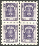 Canada Musk Ox Boeuf Musqué Block/4 MNH ** Neuf SC (03-52e) - Nuovi