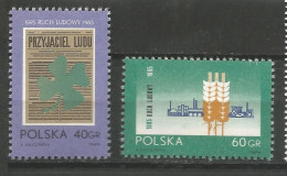 POLOGNE  N° 1438 + N° 1439 NEUF - Neufs