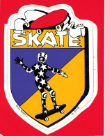 CPSM Skate-Skateboard-Carte Autocollante-RARE      L2853 - Skateboard