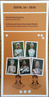 Brochure Brazil Edital 2016 16 Dolls Mestra Dona Izabel Mendes Art Without Stamp - Lettres & Documents
