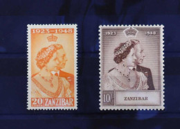 Sansibar, 1948, 200 - 201, Postfrisch - Zanzibar (1963-1968)